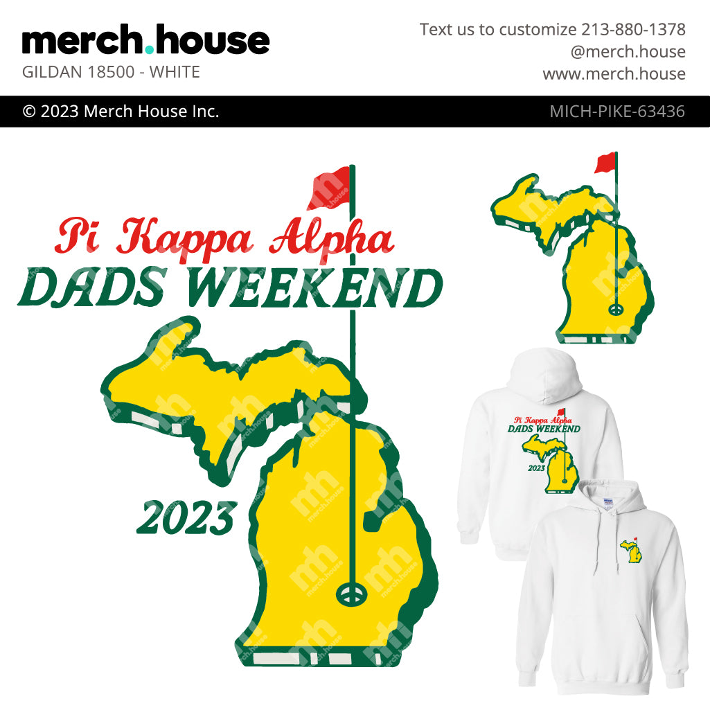 Pi Kappa Alpha Dad's Weekend Michigan Masters Shirt