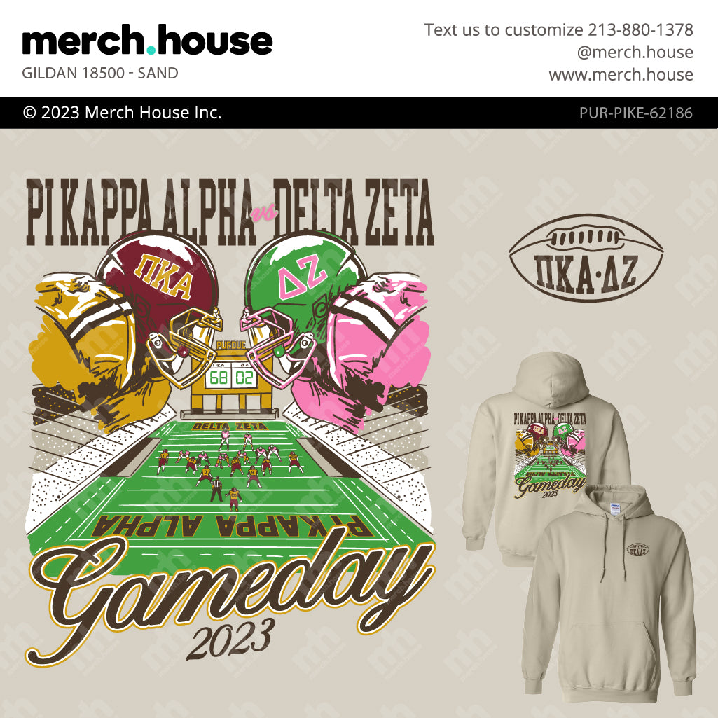 Pi Kappa Alpha Game Day Football Helmet Shirt