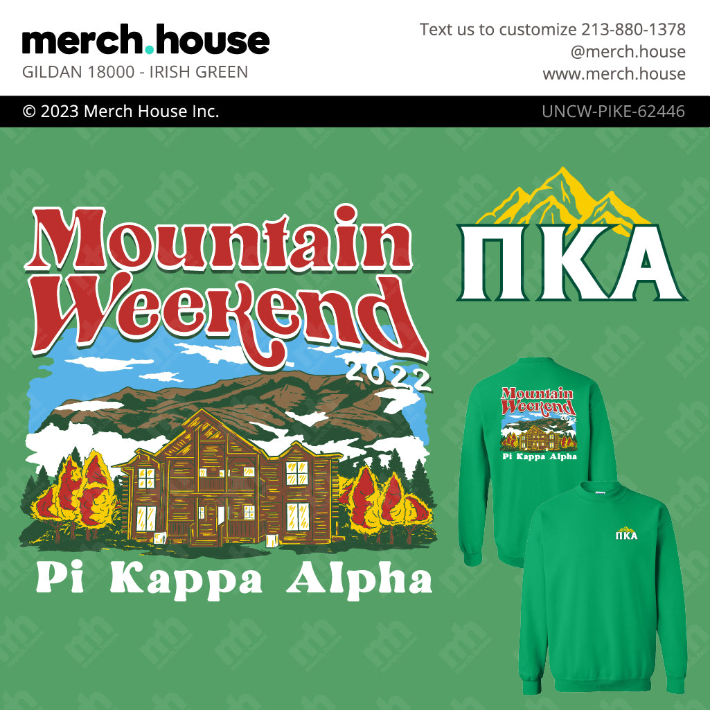 Pi Kappa Alpha Retreat Mountain Weekend Shirt