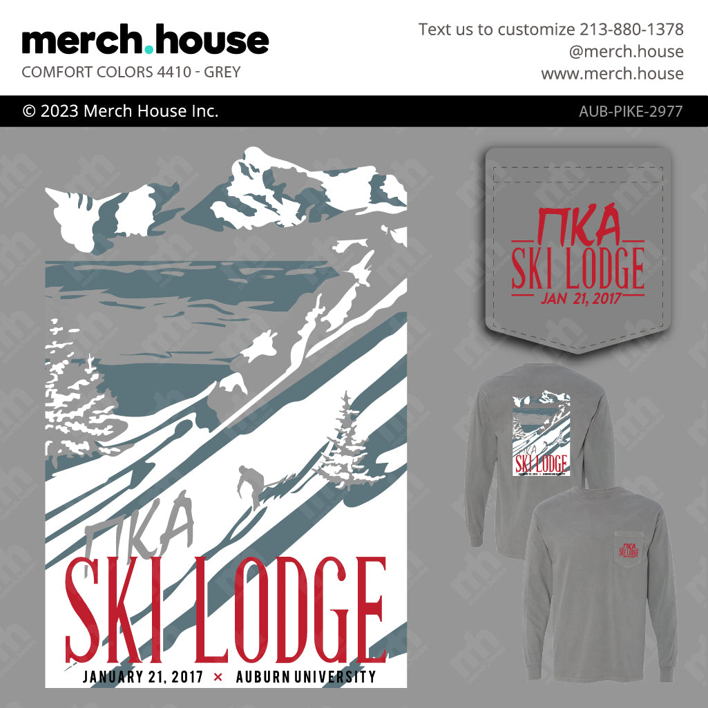 Pi Kappa Alpha Retreat Ski Lodge Shirt