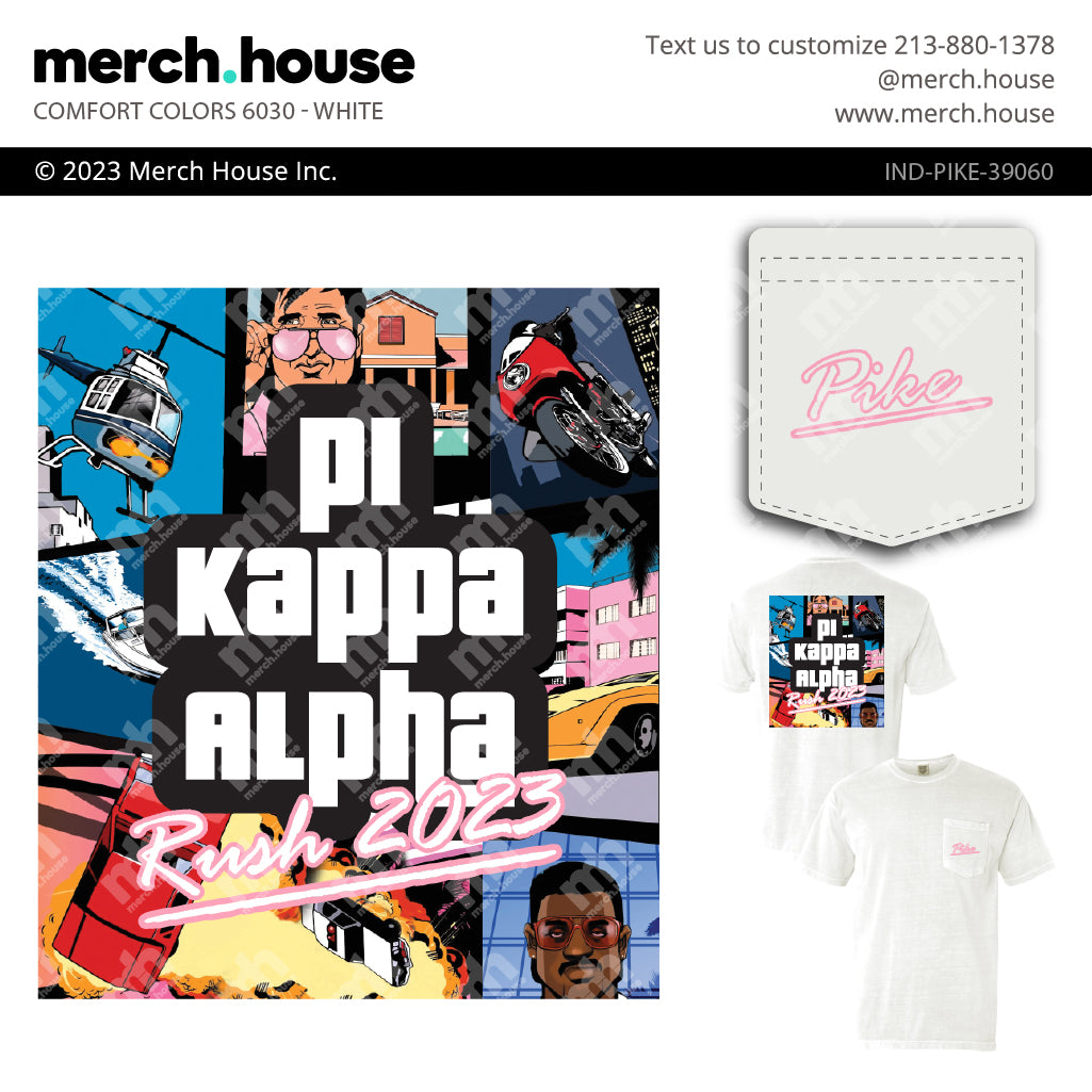 Pi Kappa Alpha Rush Shirt Vice City