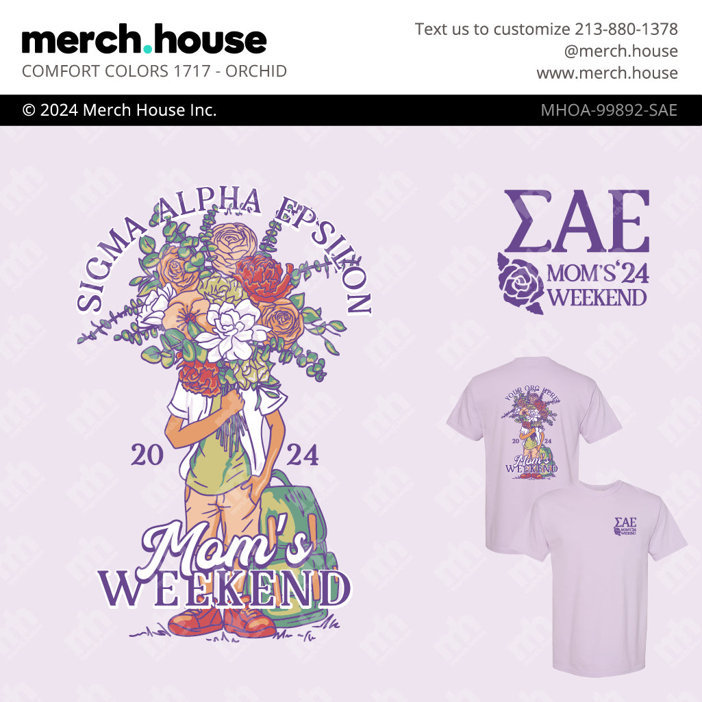 SAE Mom's Weekend Bouquet of Flowers Shirt