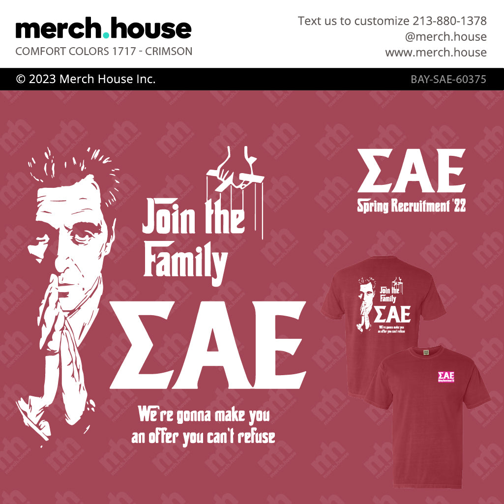 SAE Rush Shirt Join the Family