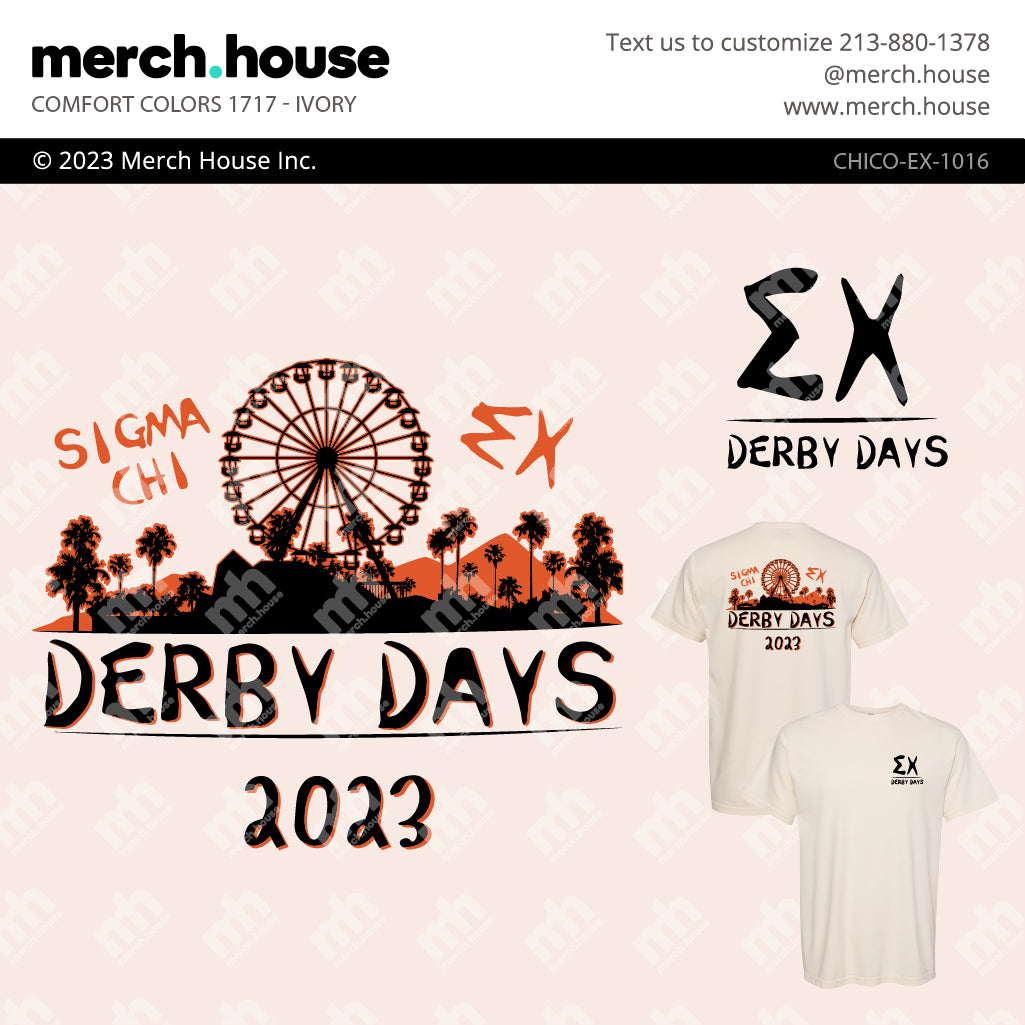 Sigma Chi Derby Days Coachella Ferris Wheel Shirt