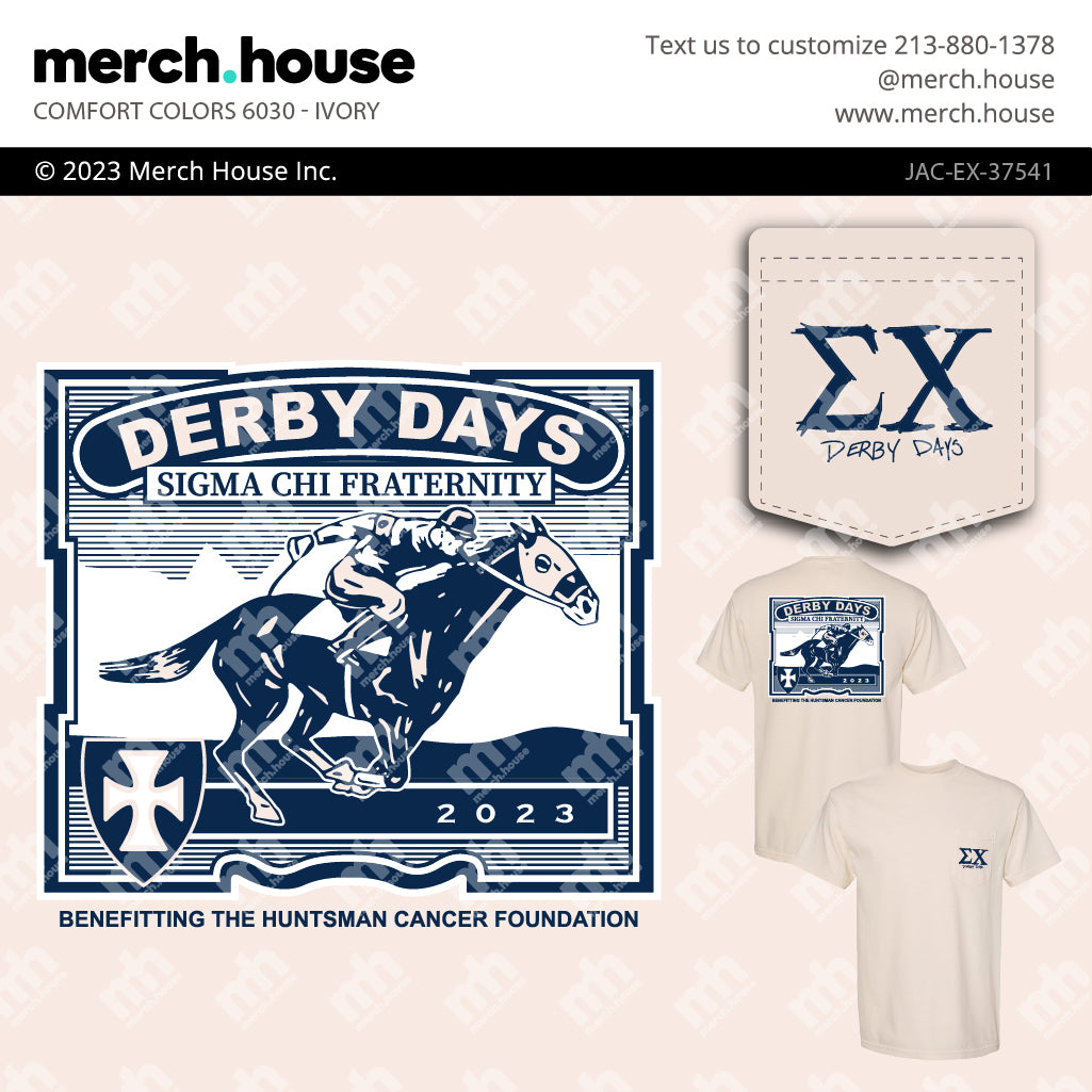 Sigma Chi Derby Days Horse Crest Shirt