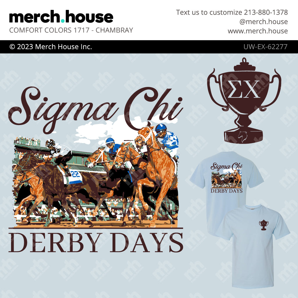 Sigma Chi Derby Days Horse Racing Shirt