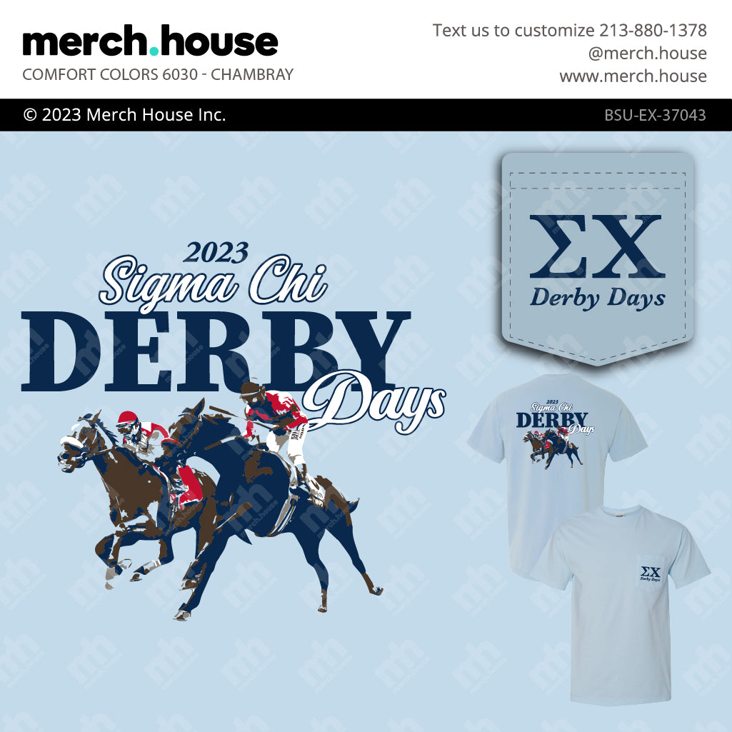Sigma Chi Derby Days Two Horses Shirt