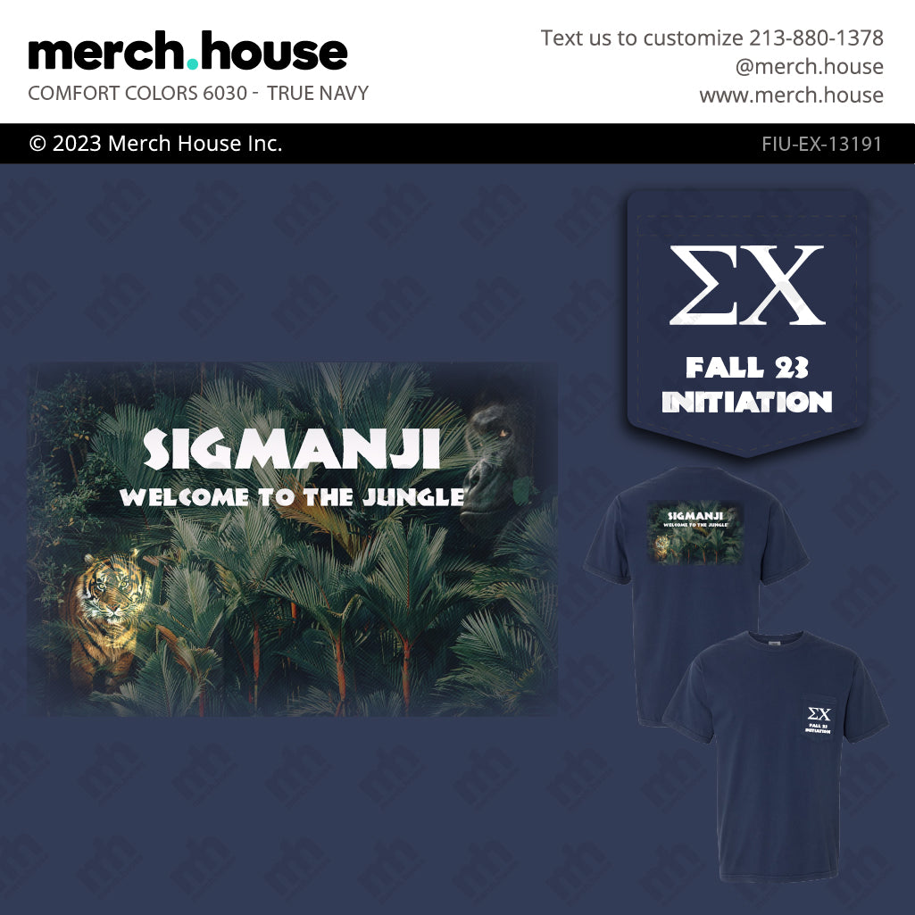 Sigma Chi Mixer Jungle Shirt