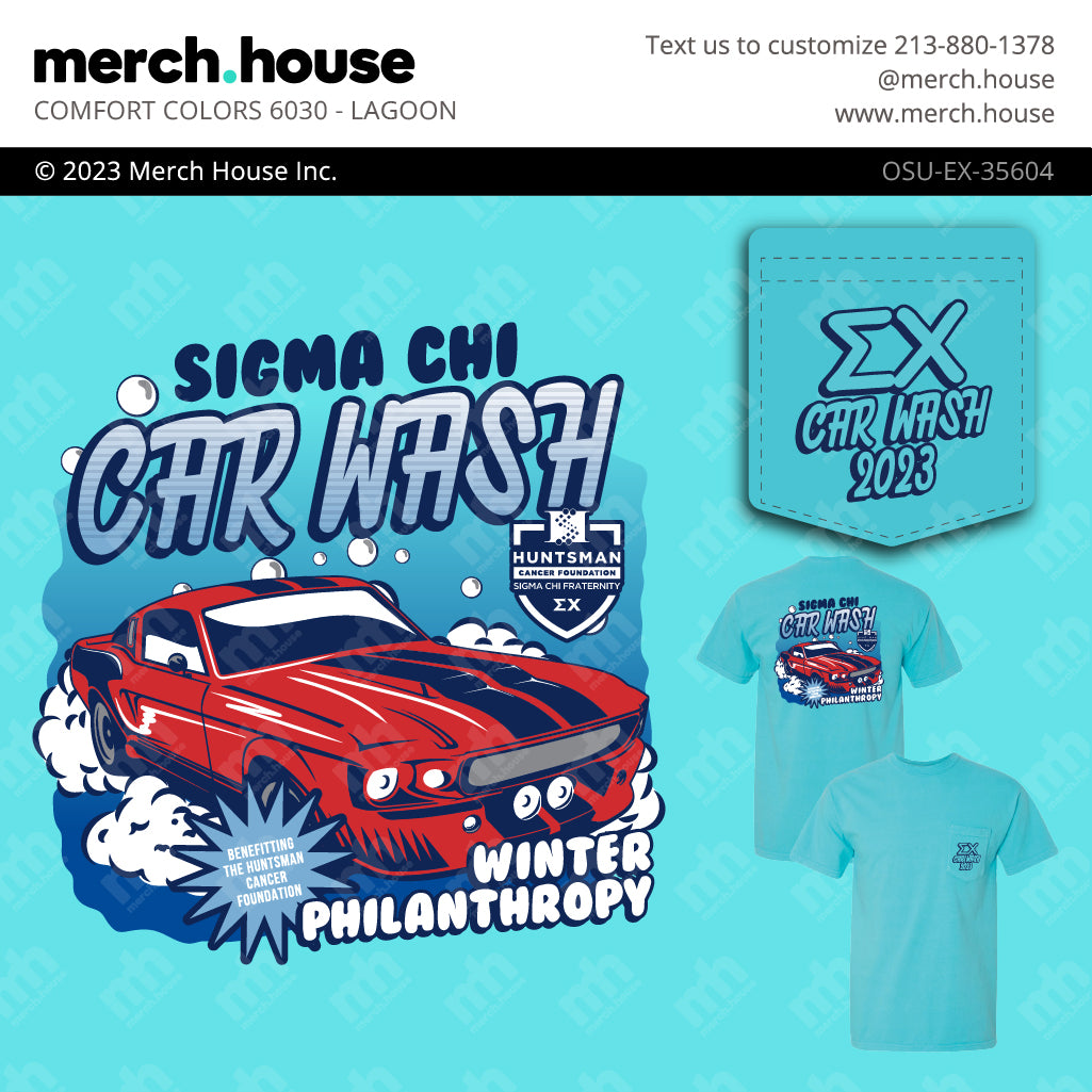 Sigma Chi Philanthropy Bubbles Car Wash Shirt