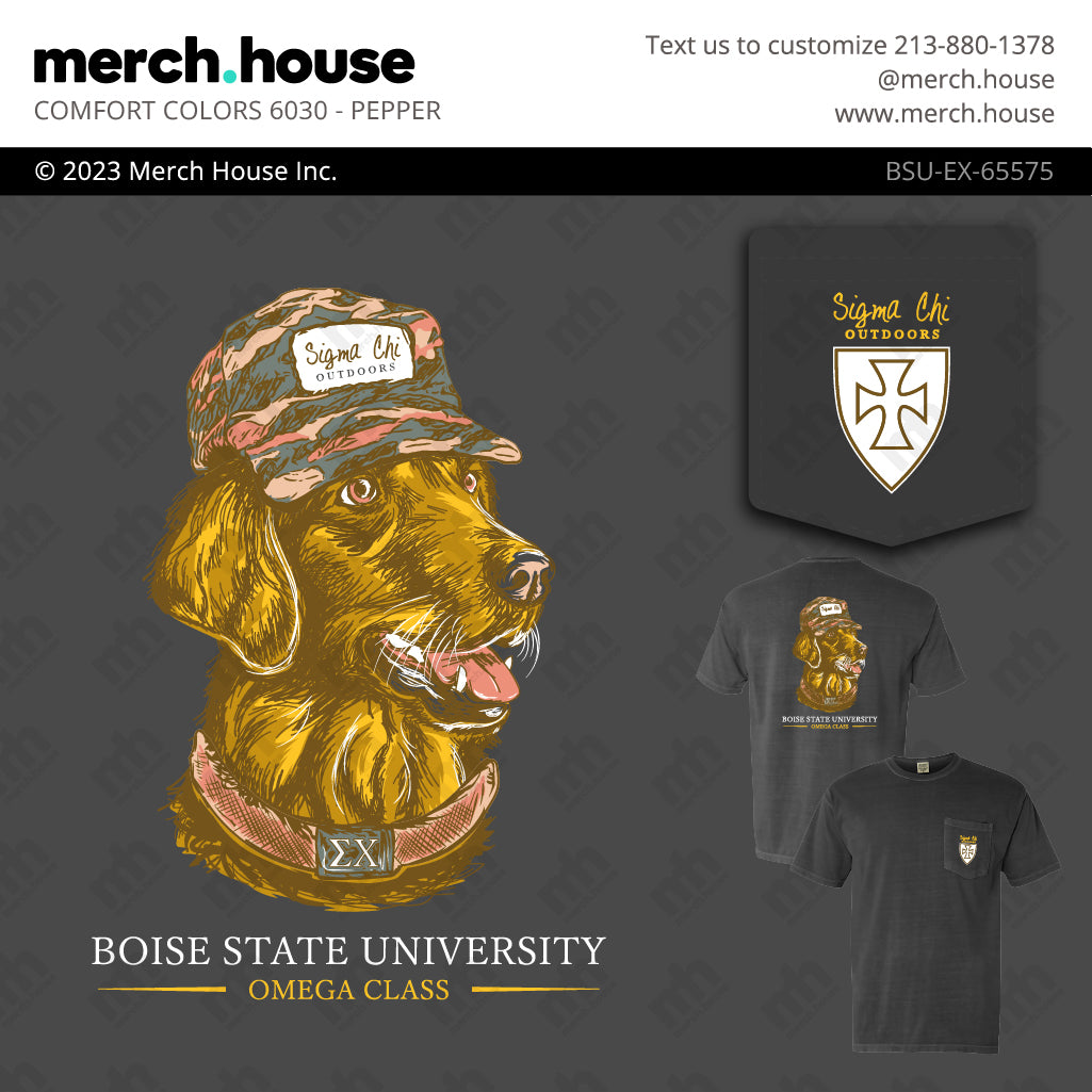 Sigma Chi Philanthropy Golden Retriever Shirt