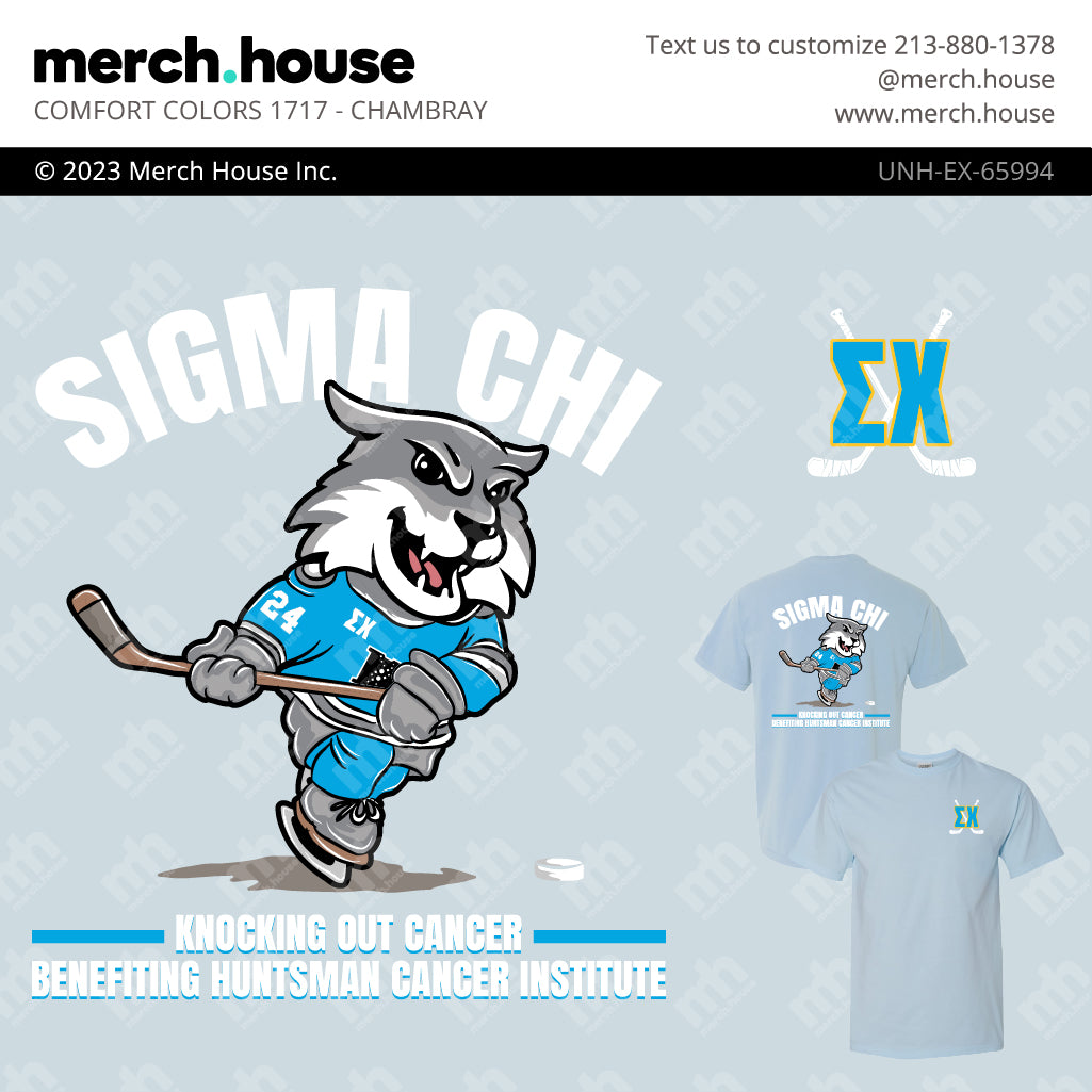 Sigma Chi Philanthropy Hockey Wildcats Shirt