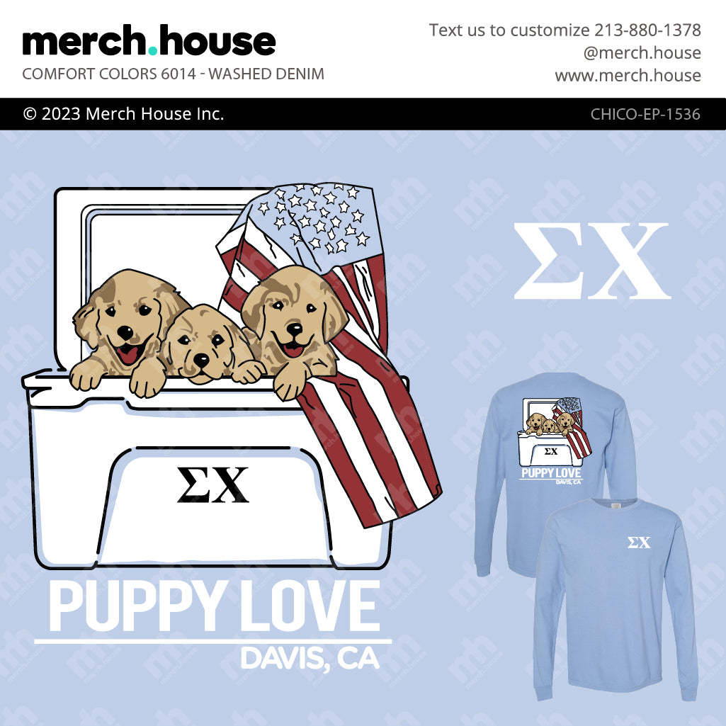 Sigma Chi Philanthropy Puppy Cooler Shirt