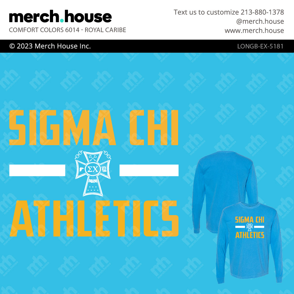 Sigma Chi PR Athletics Crest Shirt