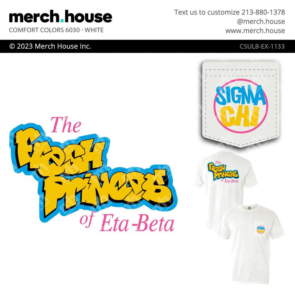 Sigma Chi PR Fresh Princes Shirt