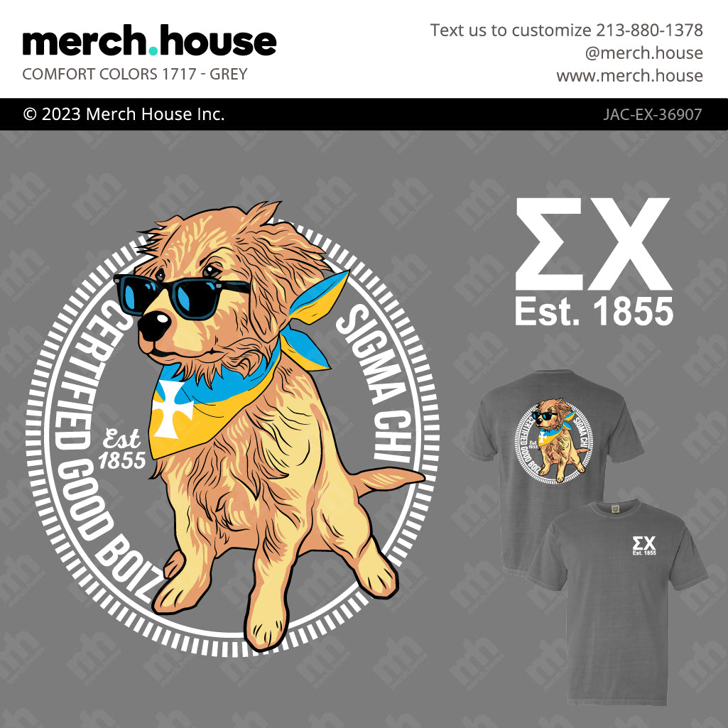 Sigma Chi PR Good Boy Puppy Shirt