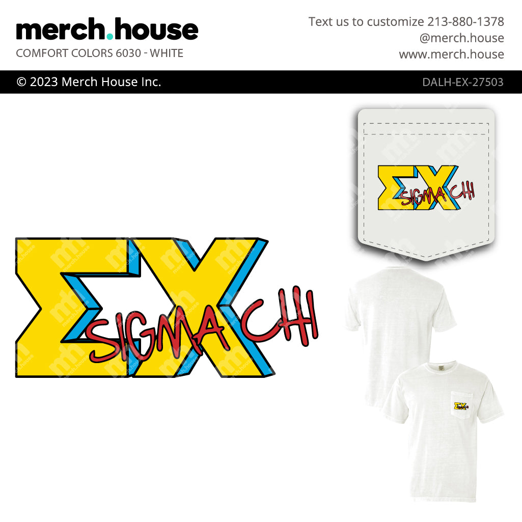 Sigma Chi PR MTV Block Letters Shirt