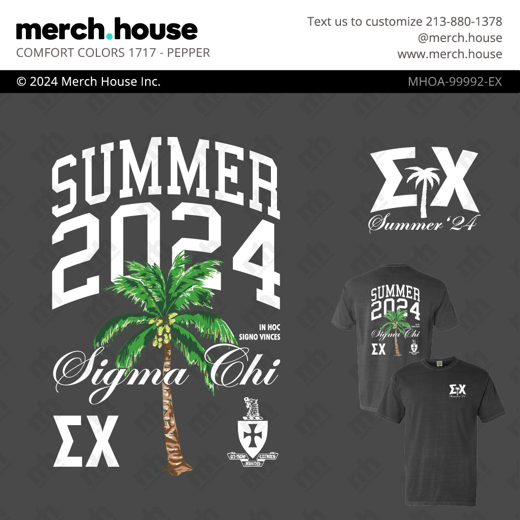 Sigma Chi PR Palm Tree Shirt