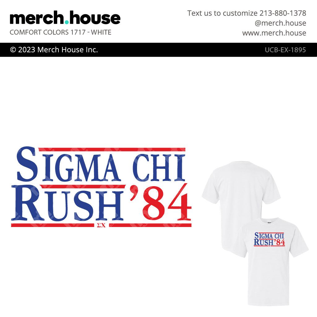 Sigma Chi PR Presidential Campaign Shirt