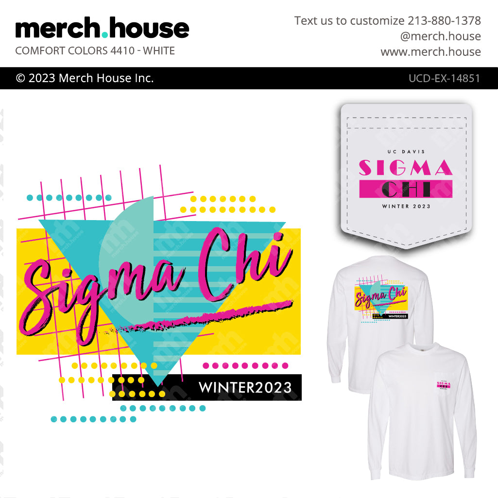 Sigma Chi PR Retro Shapes Shirt