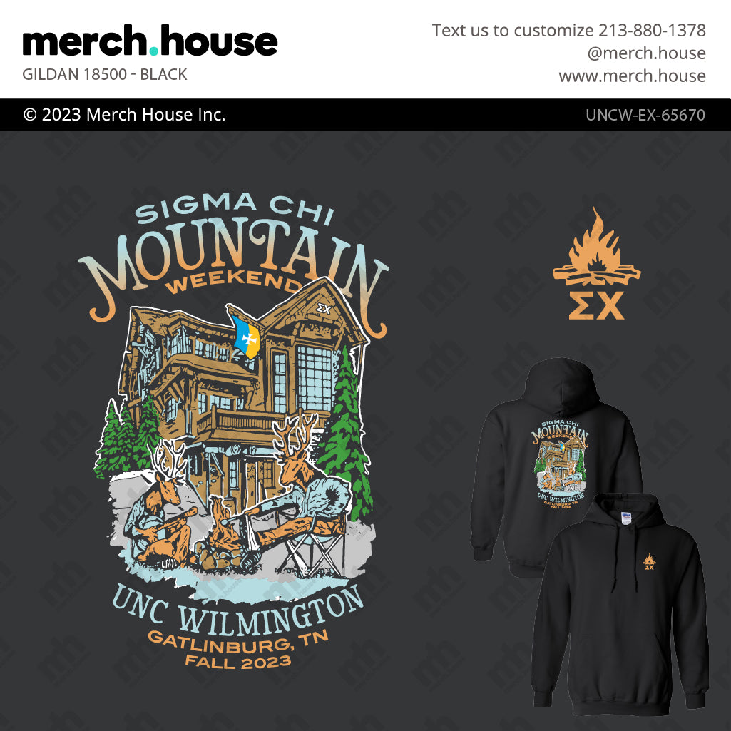 Sigma Chi Retreat Mountain Cabin Shirt