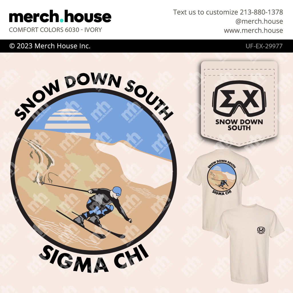 Sigma Chi Retreat Snow Down South Shirt