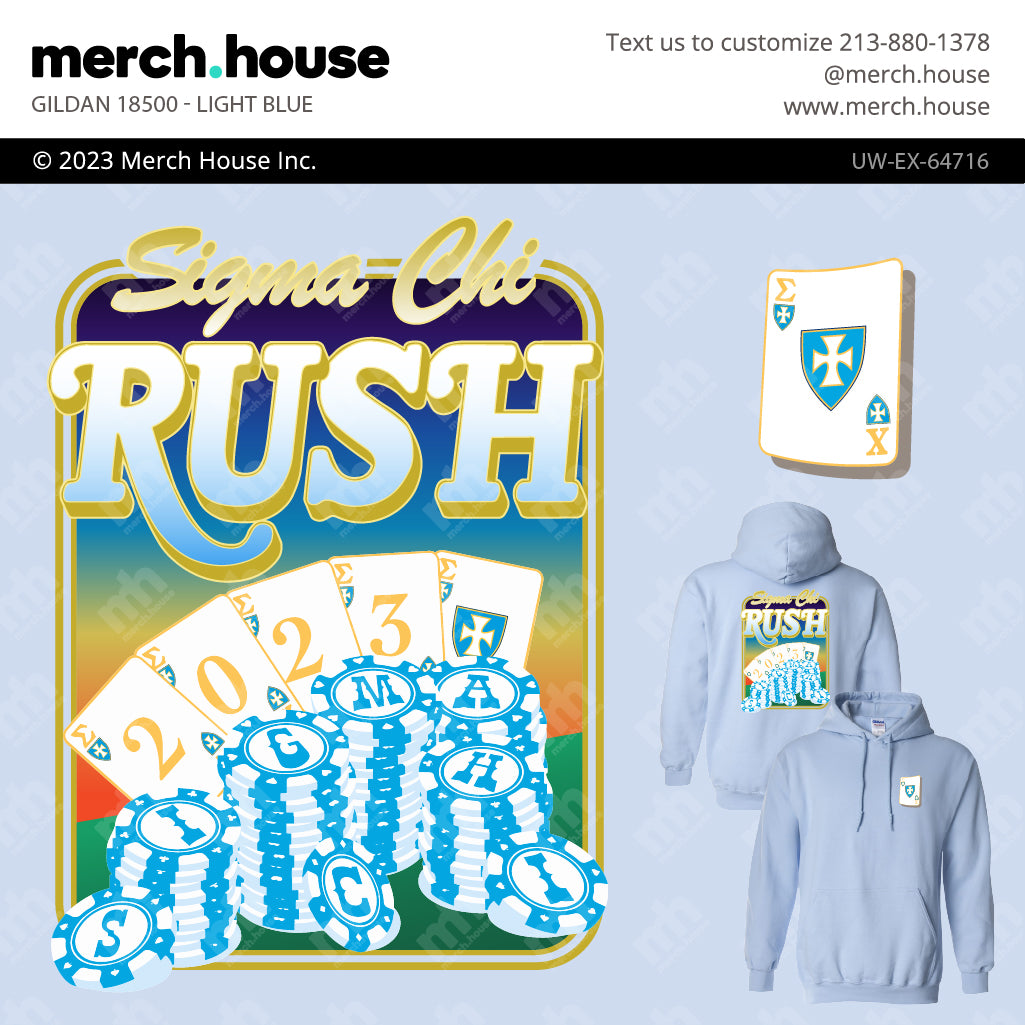 Sigma Chi Rush Shirt Cards and Chips – Merch House