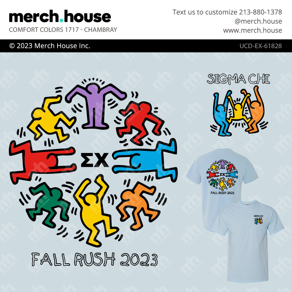 Sigma Chi Rush Shirt Doodles