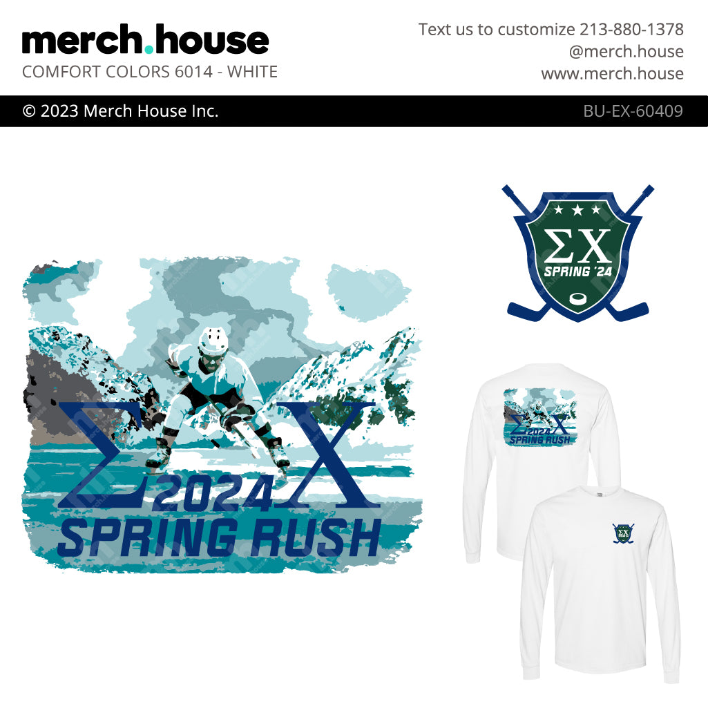 Sigma Chi Rush Shirt Outdoor Hockey