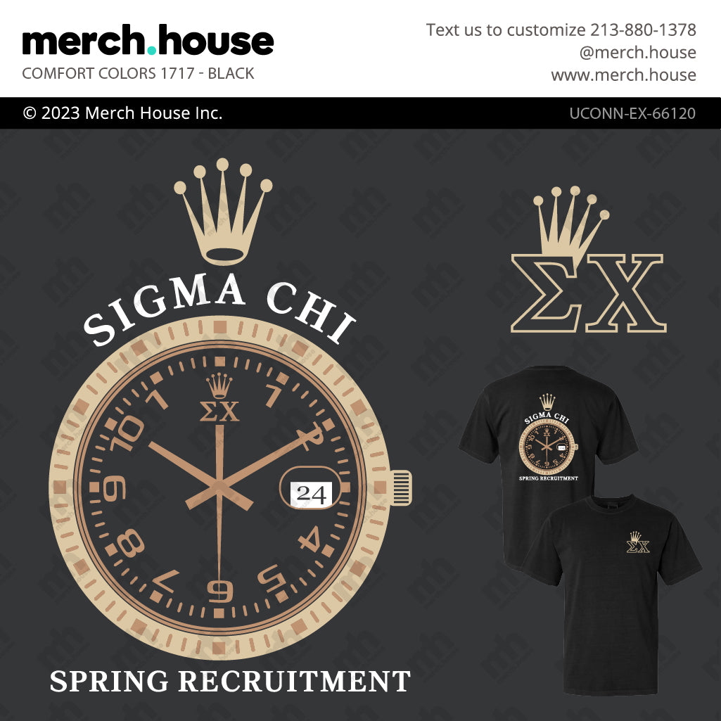 Sigma Chi Rush Shirt Watch