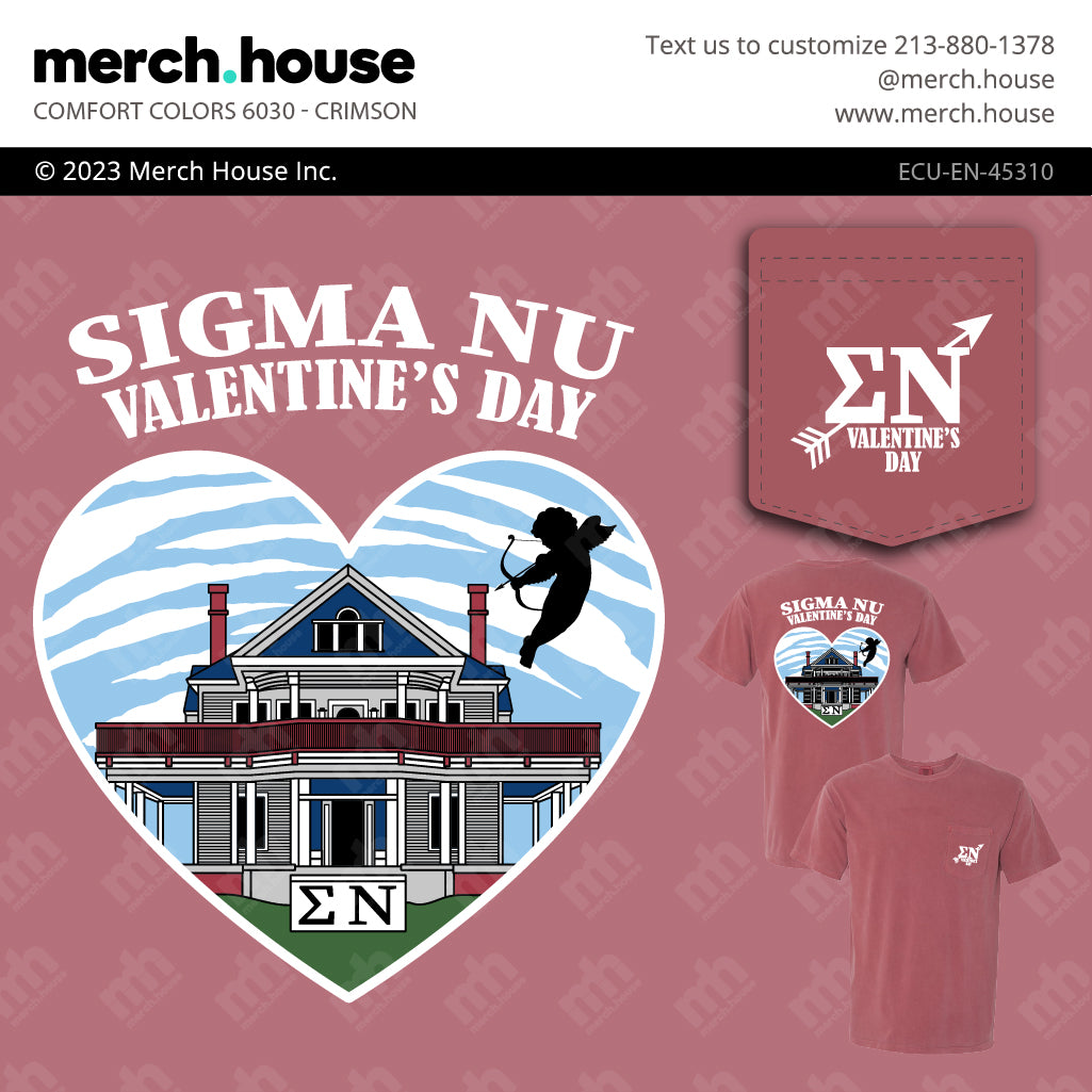 Sigma Nu Mixer Cupid Valentine's Day Shirt