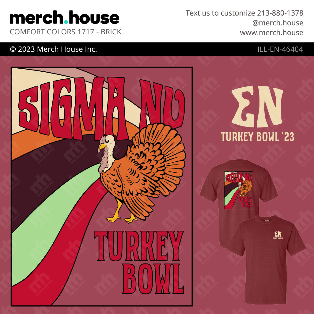 Sigma Nu Mixer Turkey Bowl Shirt