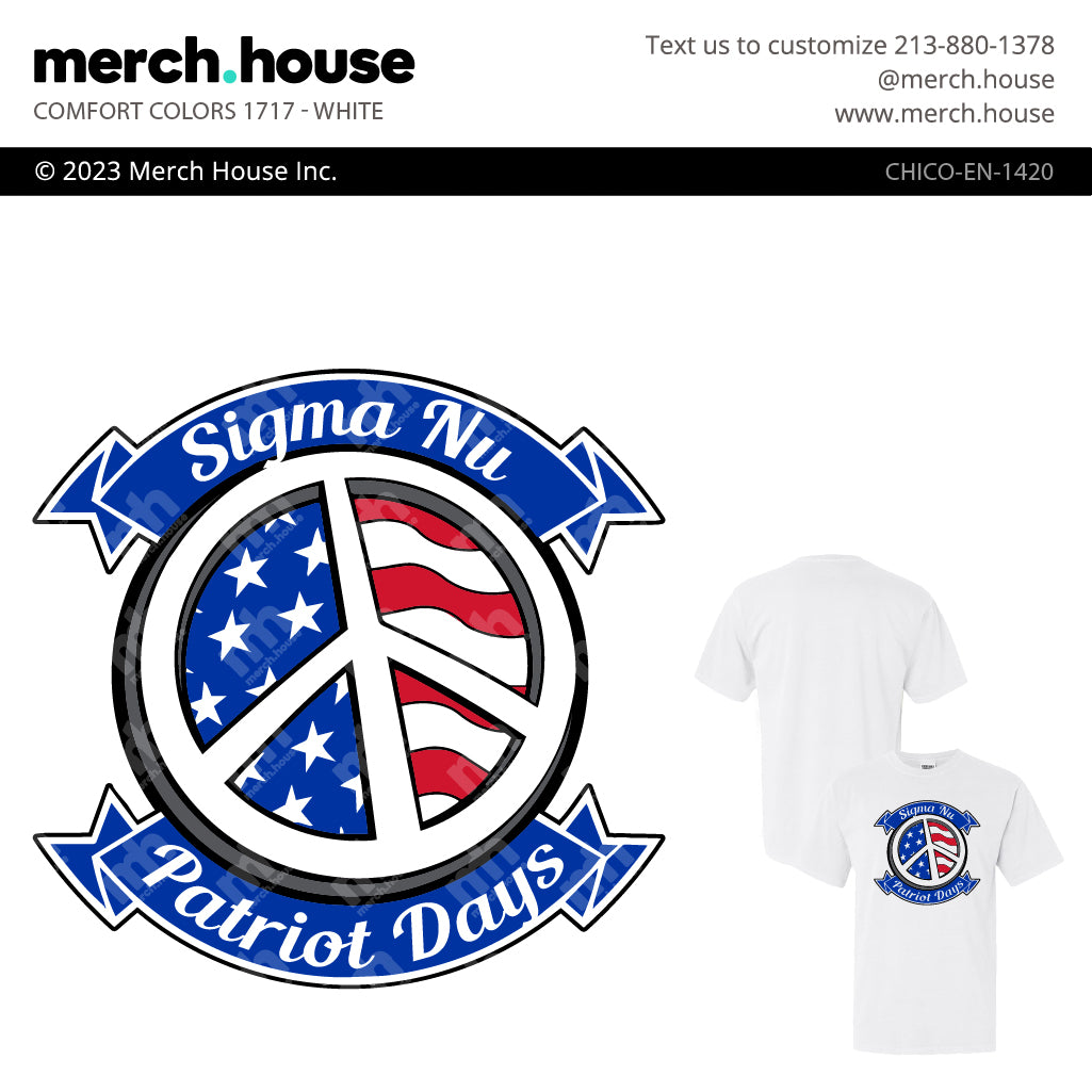 Sigma Nu Philanthropy Patriot Days Shirt