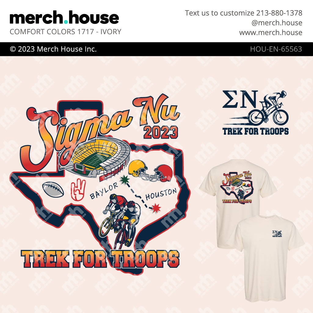 Sigma Nu Philanthropy Trek For Troops Shirt