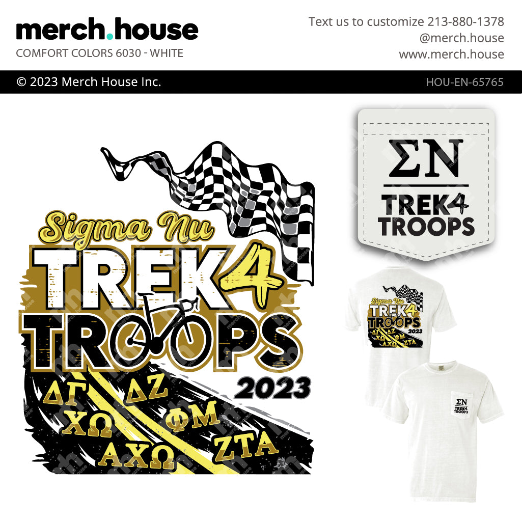 Sigma Nu Philanthropy Trekking for Troops Shirt