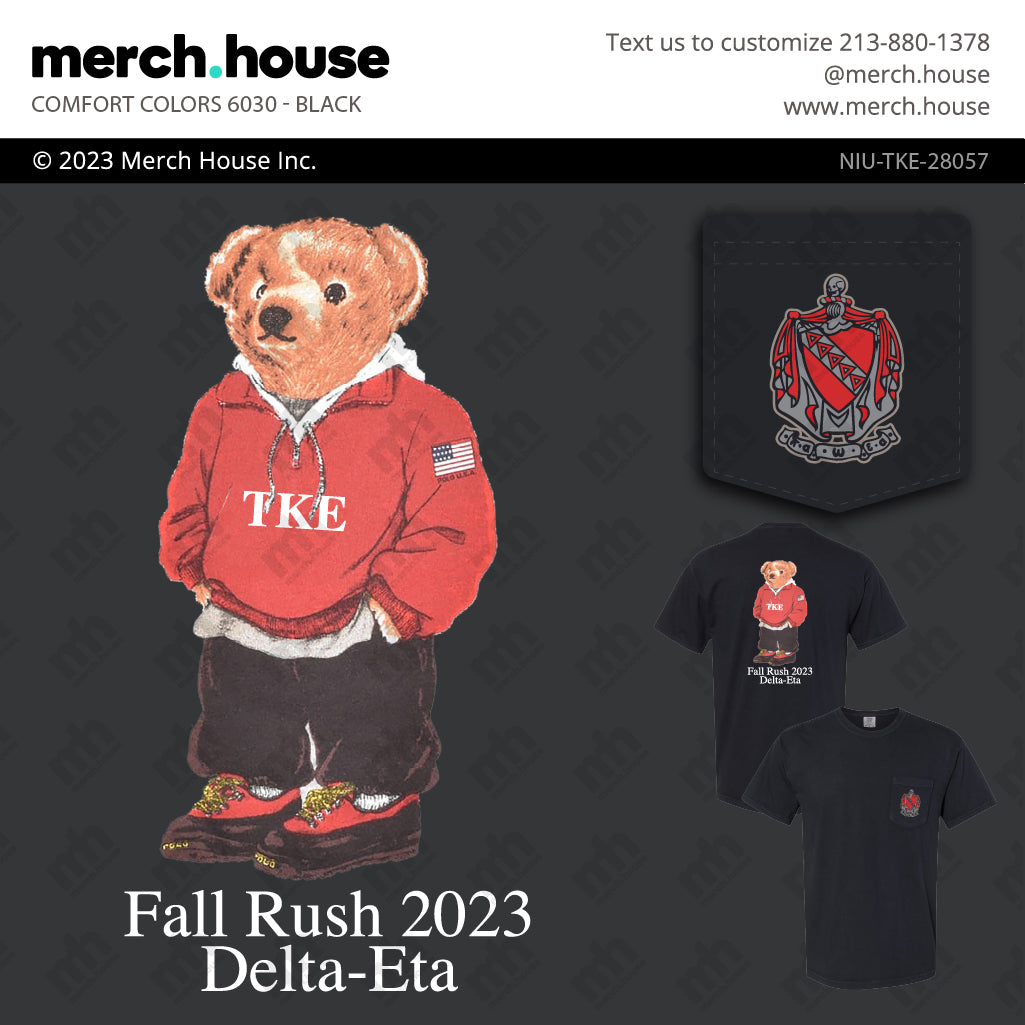TKE Rush Shirt Quarterzip Bear