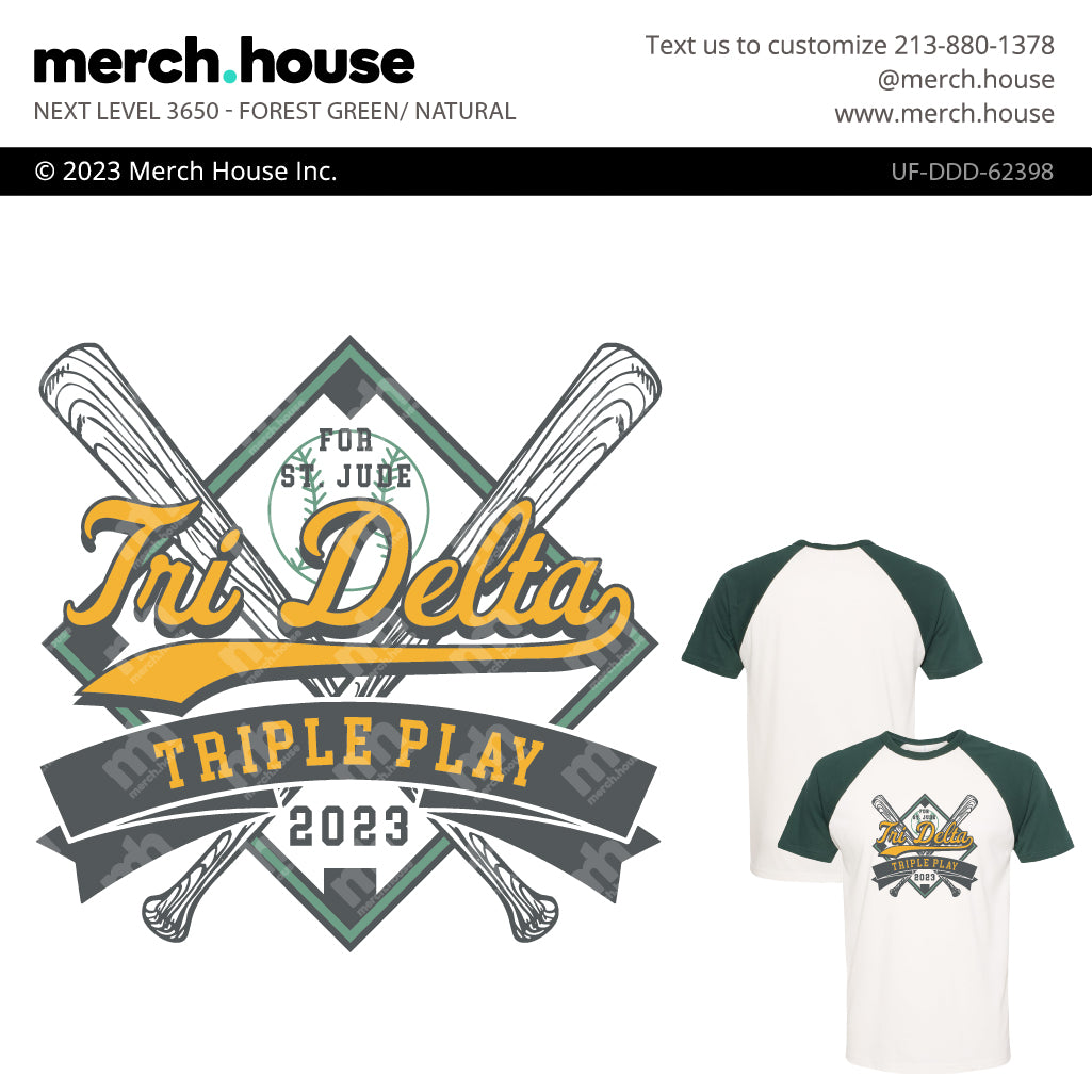 Tri Delta Philanthropy Softball Shirt